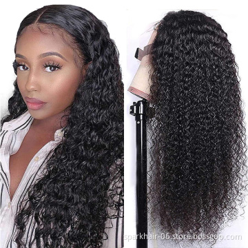 Hd Transparent Swiss Lace Front Wig Human Hair 360 Lace Frontal Wig Glueless Brazilian 100% Virgin Full Lace Wig